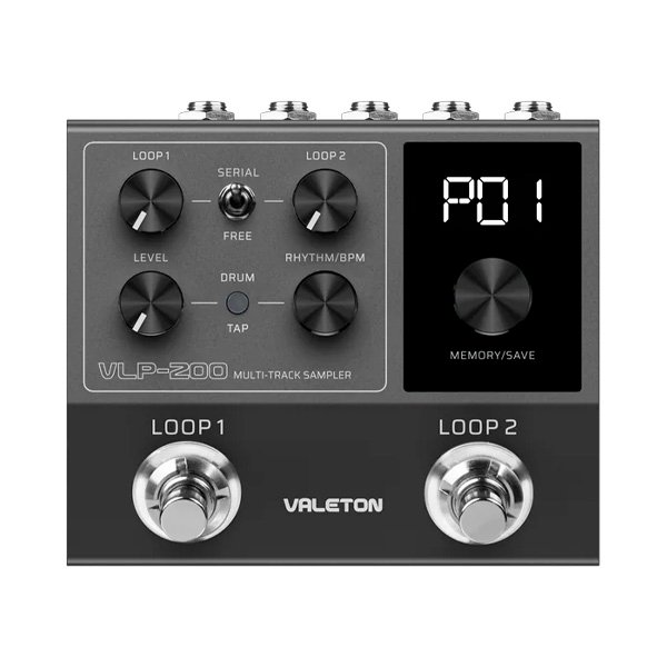 Pedal de Efecto Looper Multitrack Sampler ''VLP-200'' | Valeton